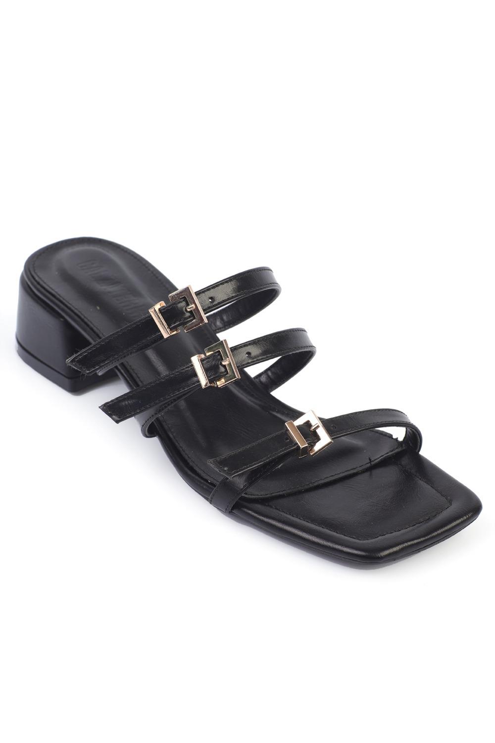 Capone Outfitters 3104 Women Black Sandal