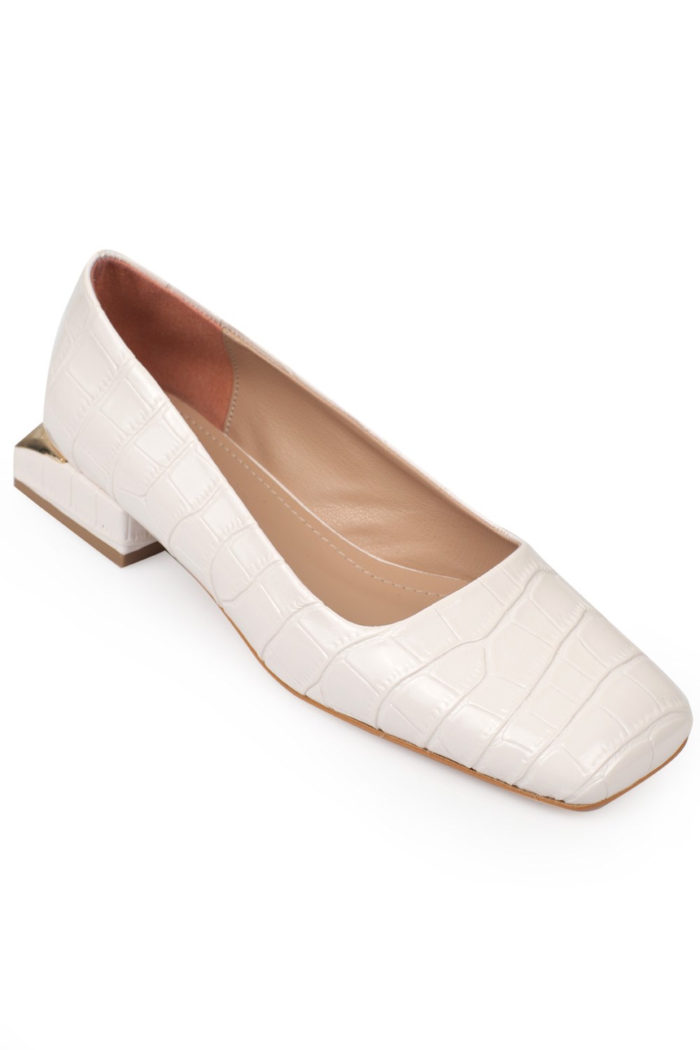 Capone Outfitters 3148 Women White Ballerina