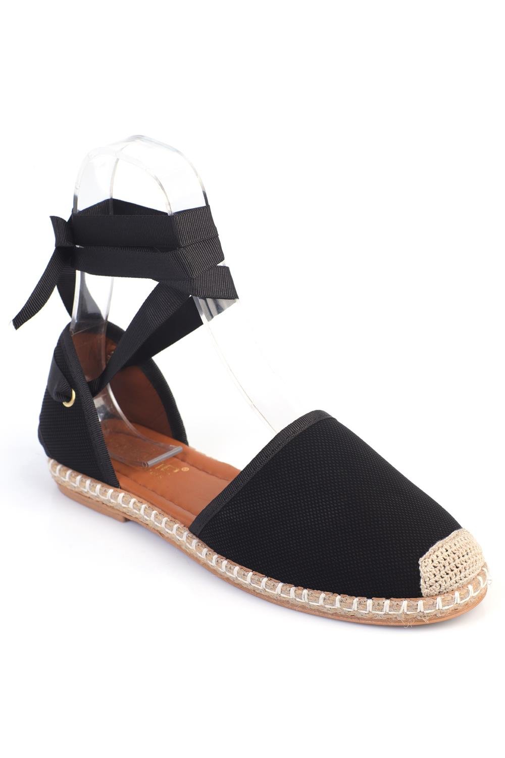 Capone Outfitters 350 Women Black Espadrille