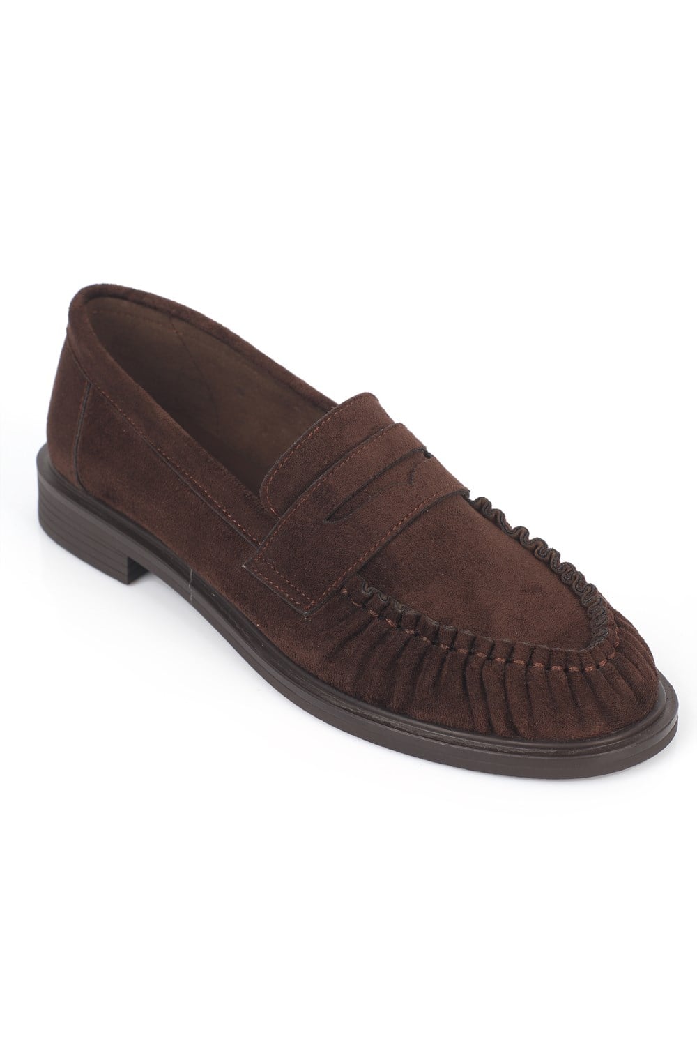Capone Outfitters 401 Women Sued Brown Loafer