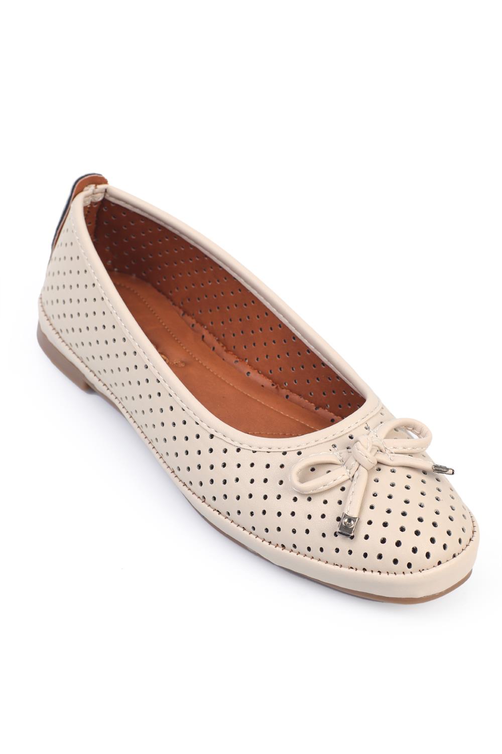 Capone Outfitters 465 Women Beige Ballerina