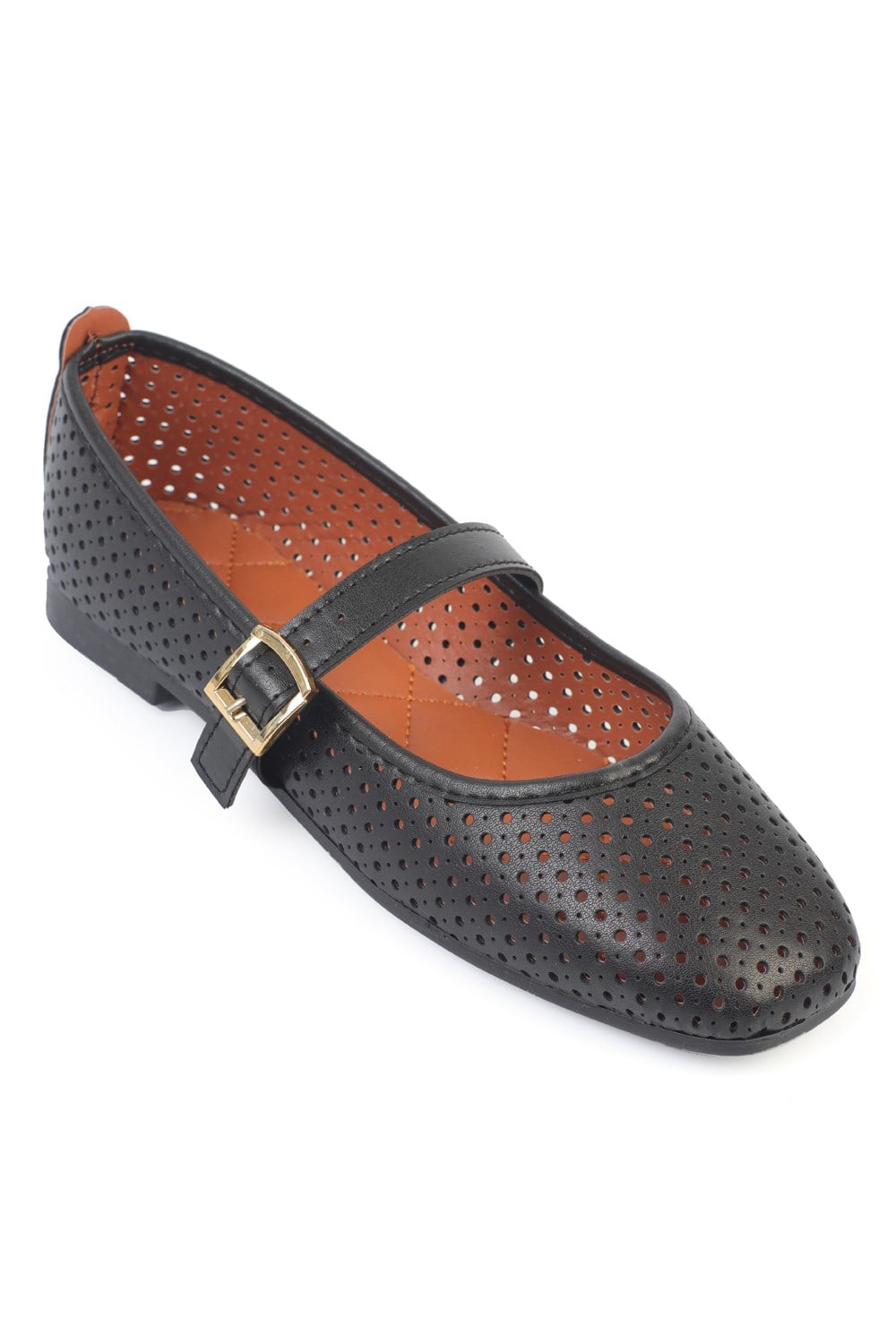 Capone Outfitters 466 Women Black Ballerina