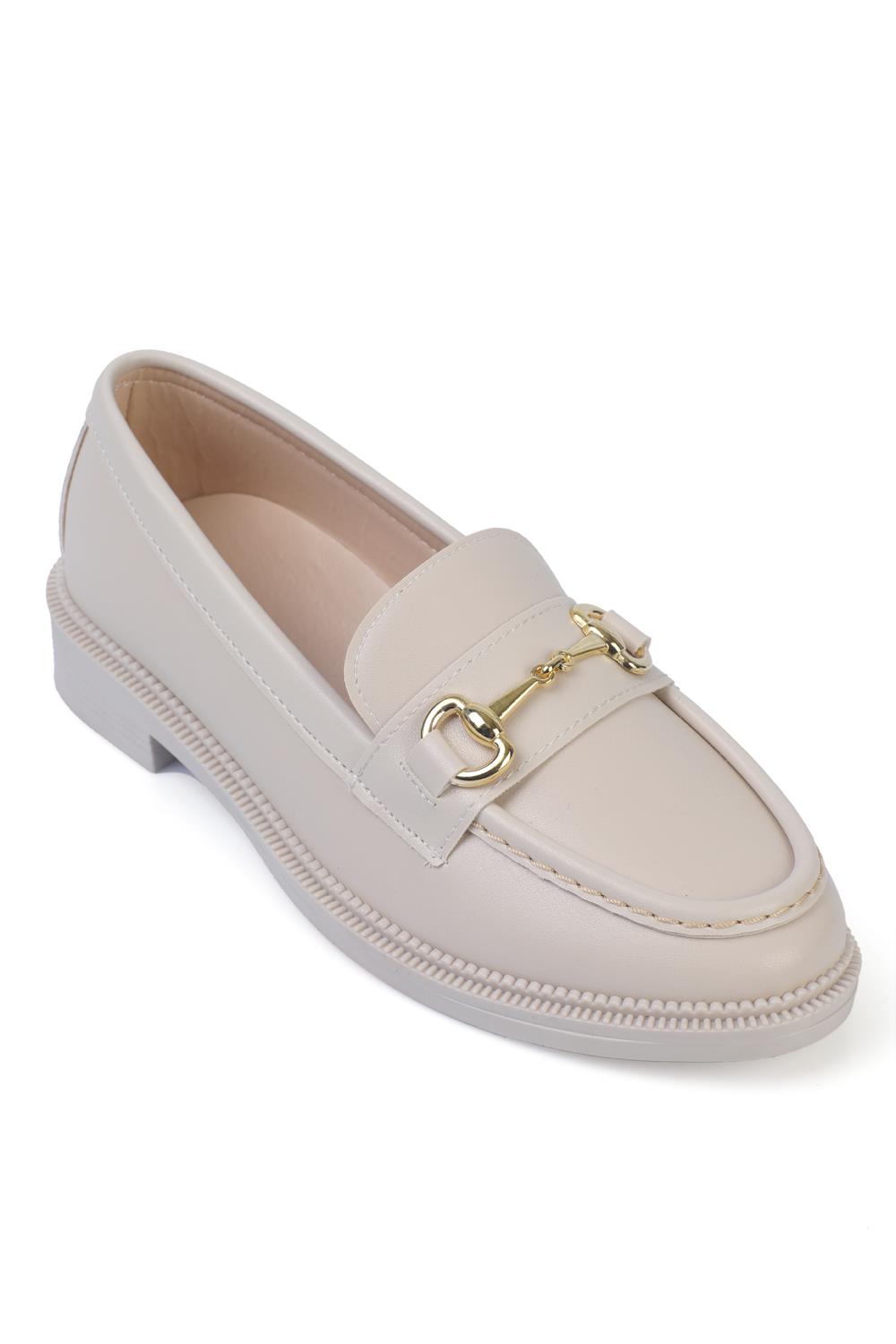 Capone Outfitters 504 Women Beige Loafer