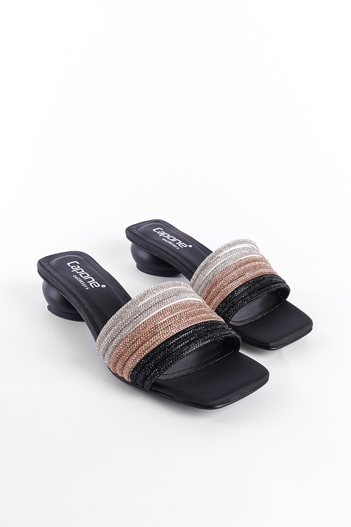 Capone Outfitters 6010 Women Black Sandal