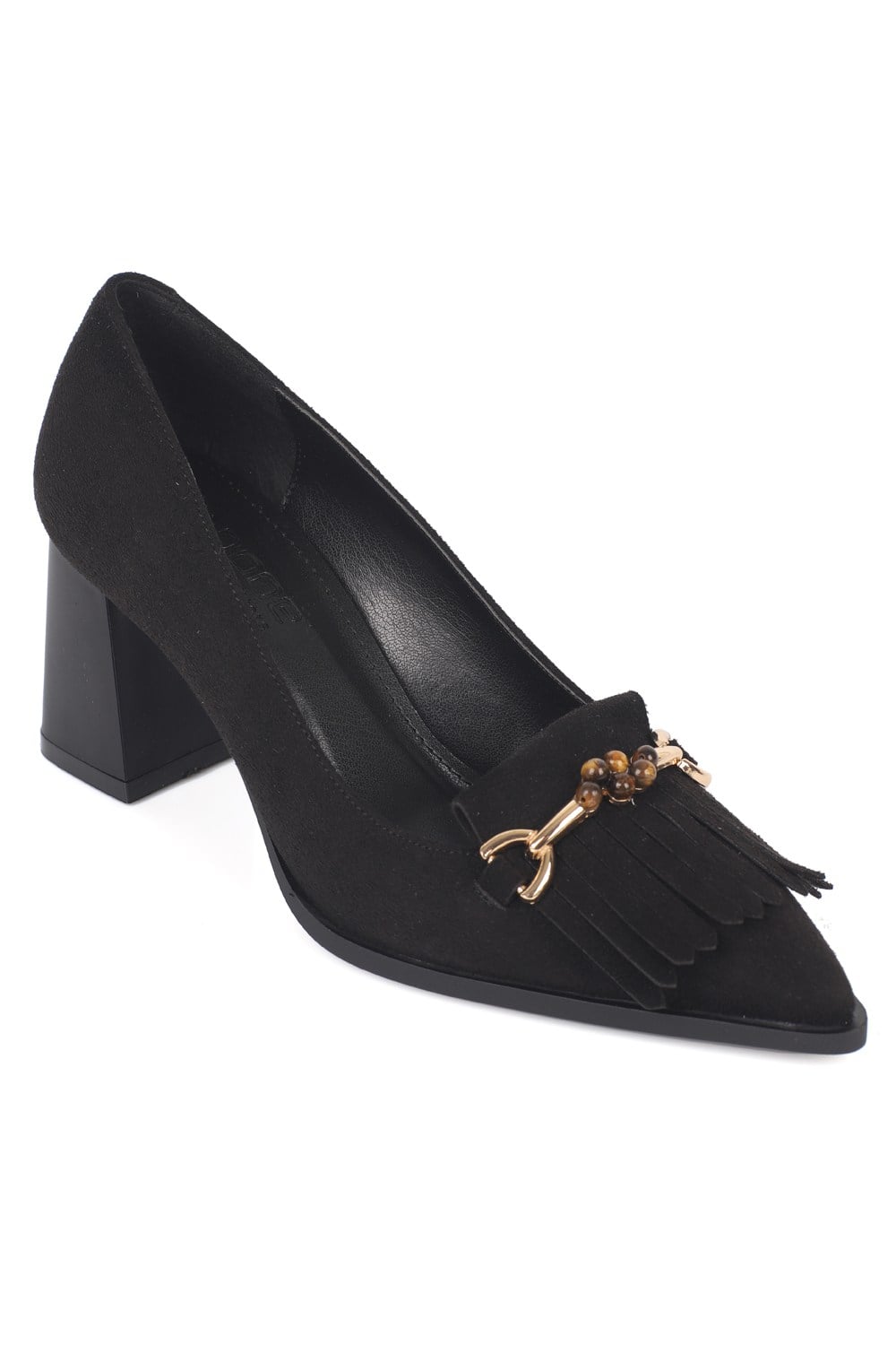 Capone Outfitters 603 Women Sued Black Heeled