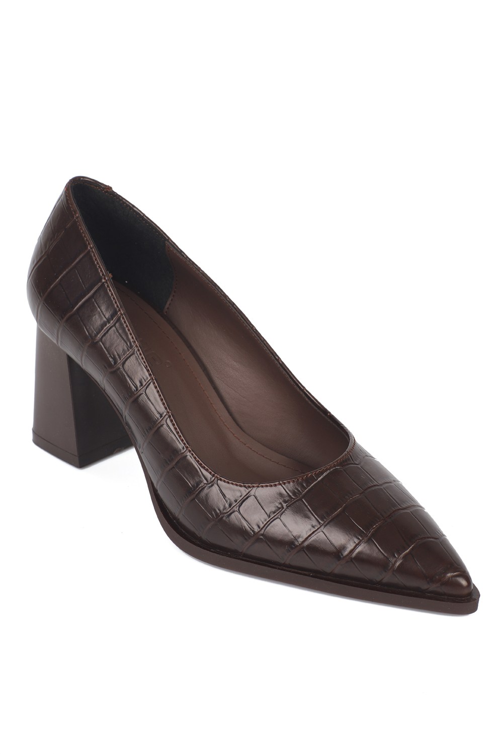 Capone Outfitters 606 Women Brown Heeled