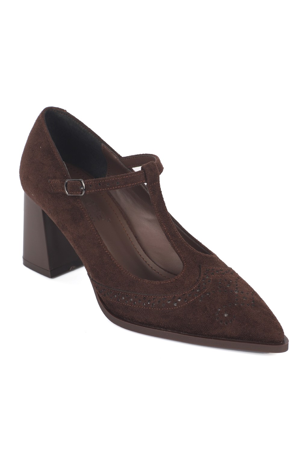 Capone Outfitters 608 Women Sued Brown Heeled