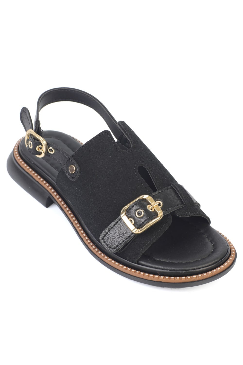 Capone Outfitters 610 Women Black Sandal