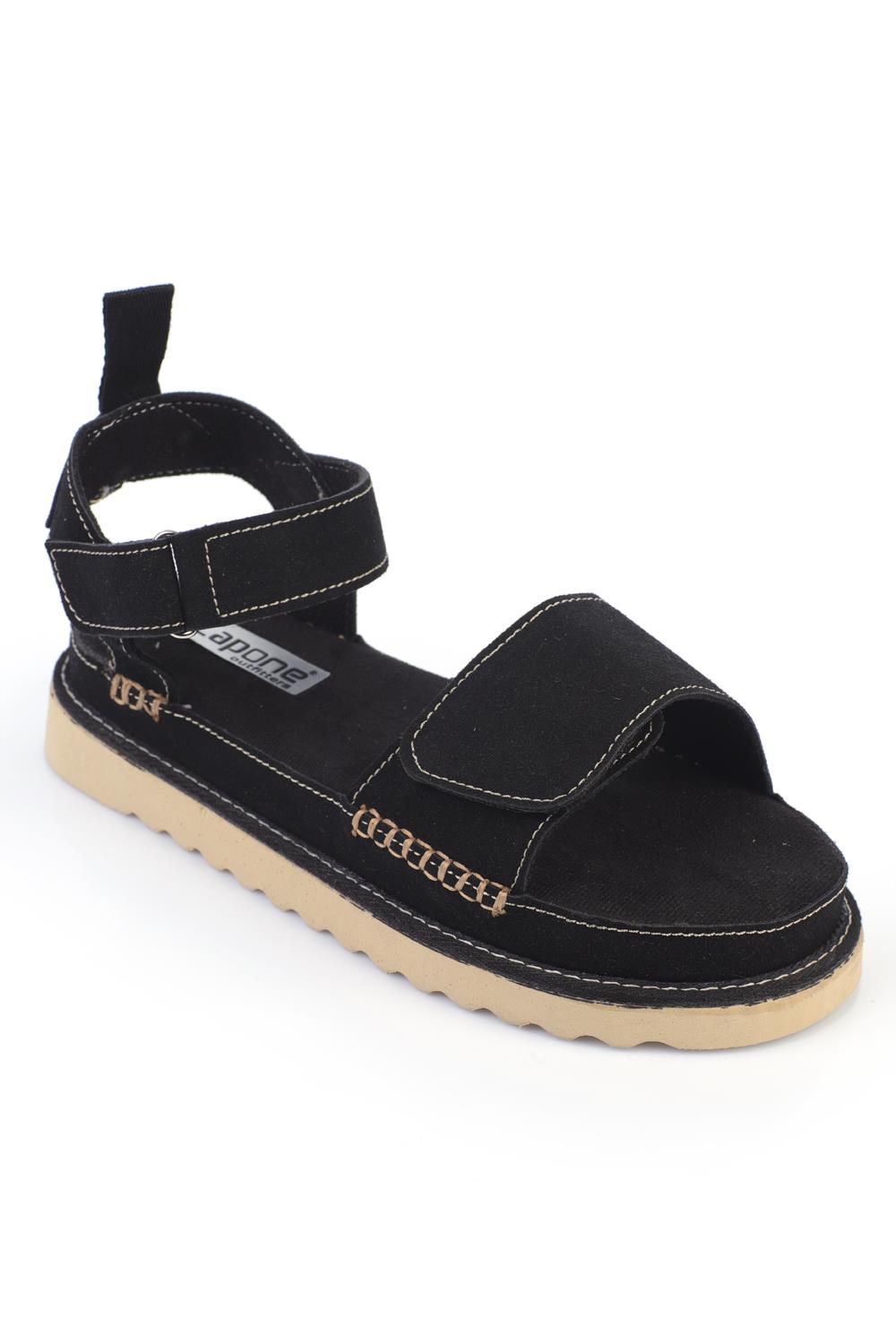 Capone Outfitters 651 Women Black Sandal