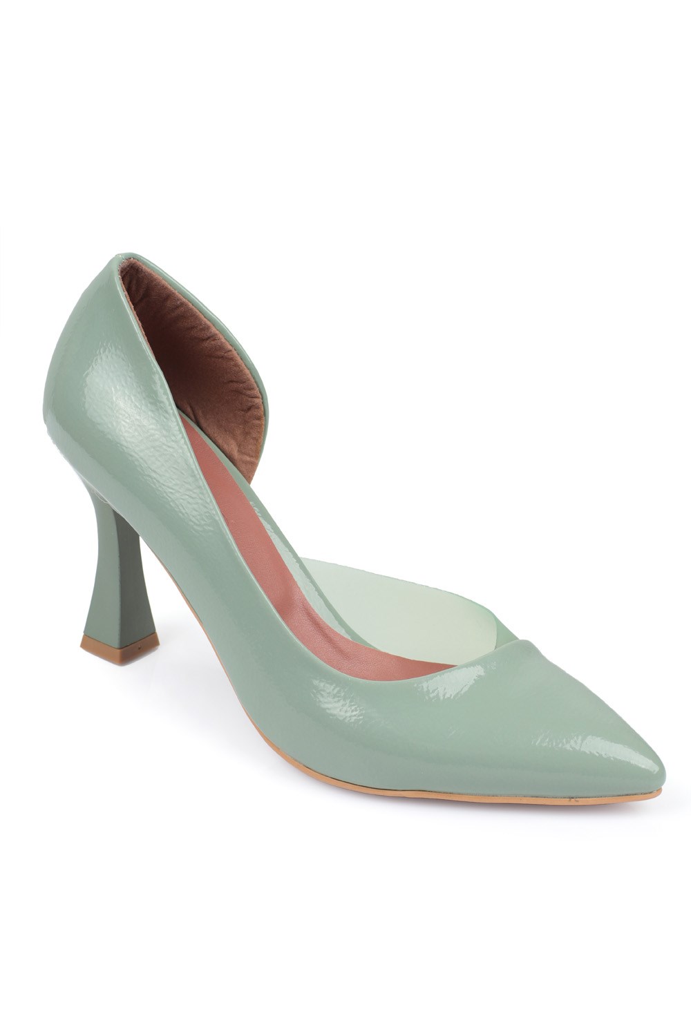 Capone Outfitters 653 Women Mint Green Heeled