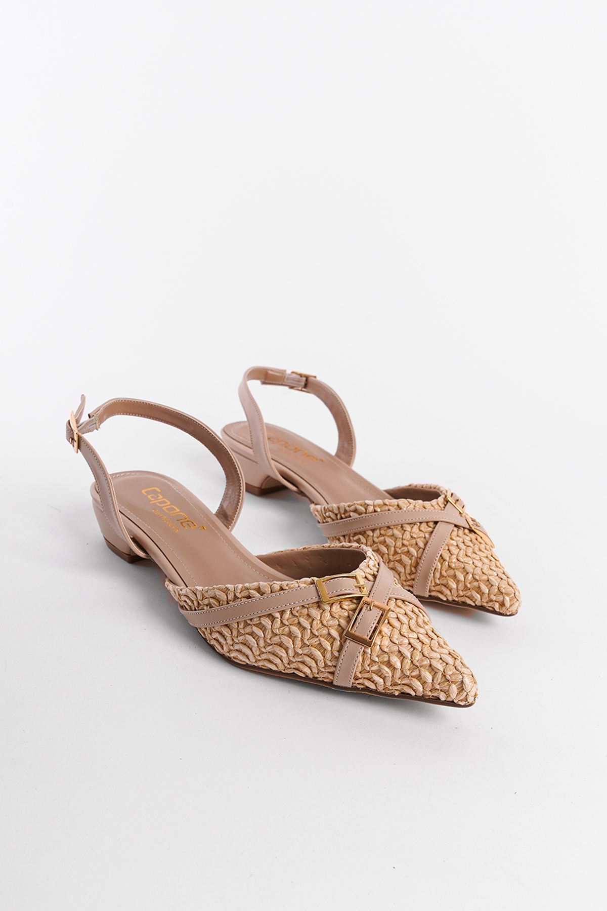 Capone Outfitters 729 Women Nude Beige Heeled