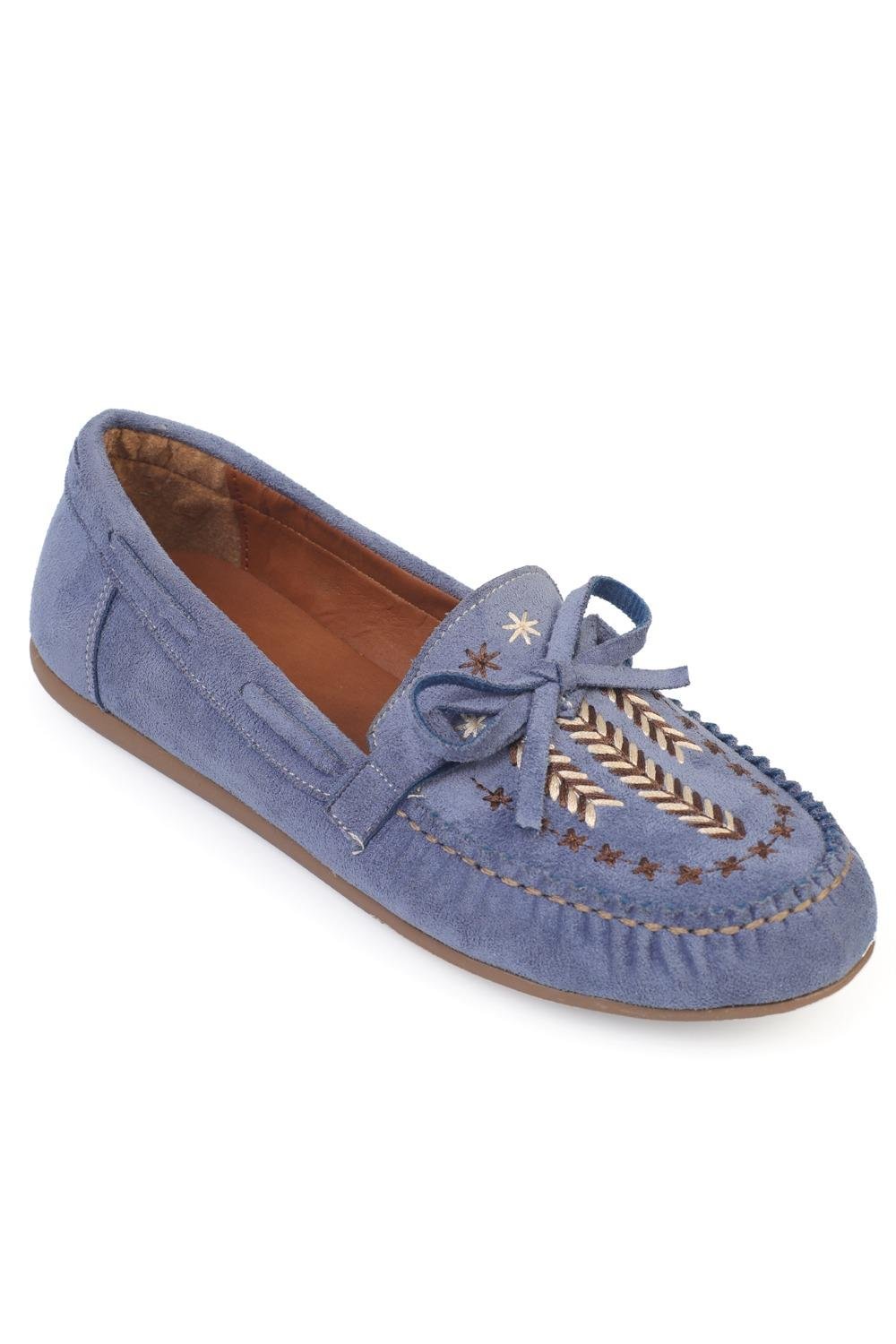 Capone Outfitters 730 Women Denim Blue Loafer