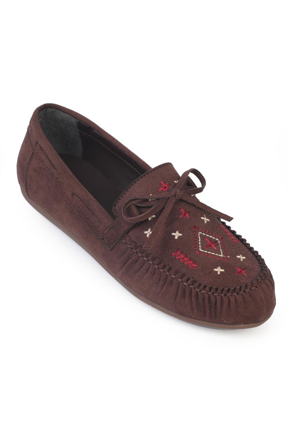 Capone Outfitters 731 Women Sued Brown Loafer