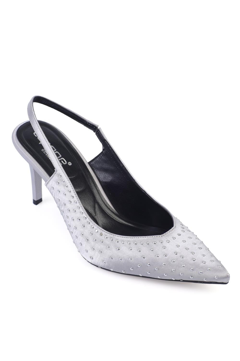 Capone Outfitters 764 Women Silver Sandal