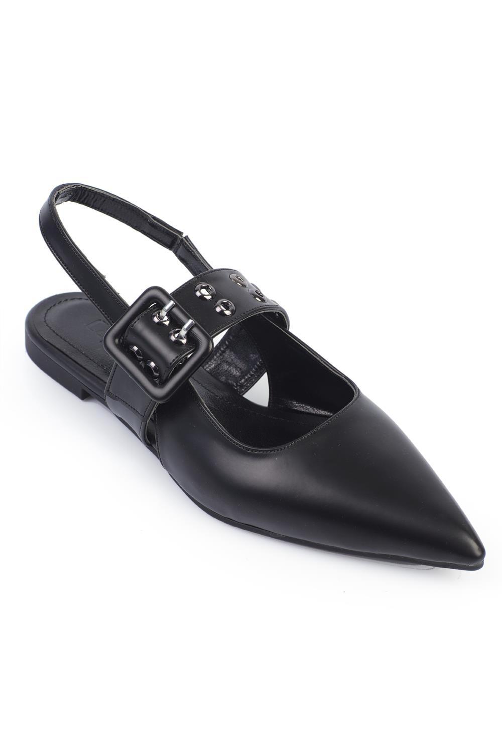 Capone Outfitters 803 Women Black Ballerina
