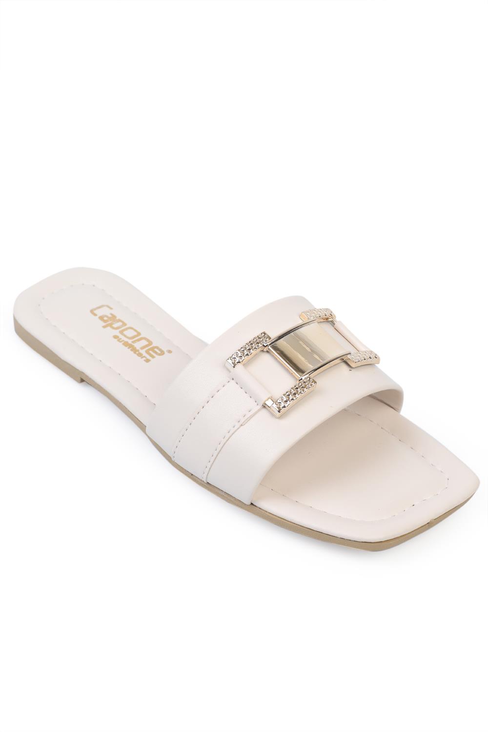 Capone Outfitters 810 Women Beige Sandal
