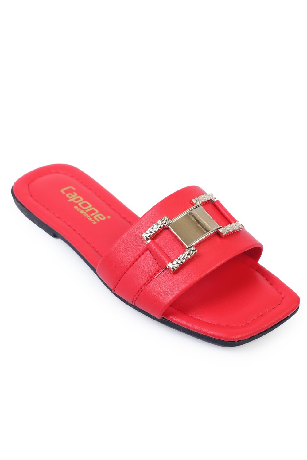 Capone Outfitters 810 Women Red Sandal