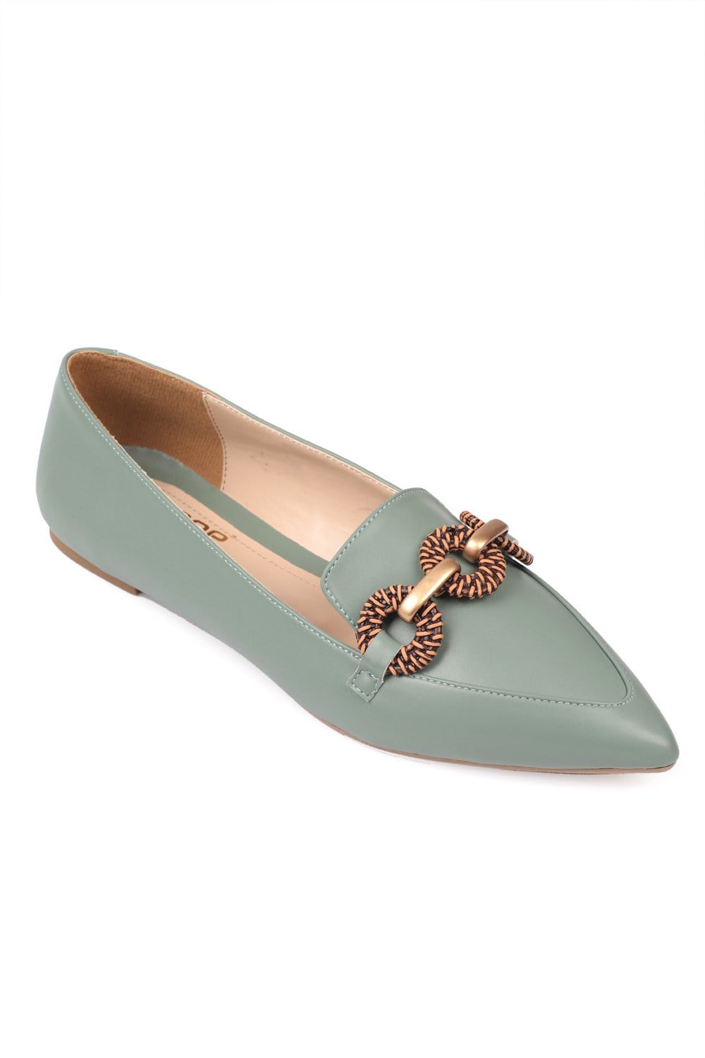 Capone Outfitters 816 Women Mint Green Loafer | caponeoutfitters.com
