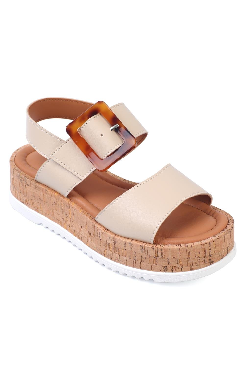 Capone Outfitters 82 Women Beige Sandal