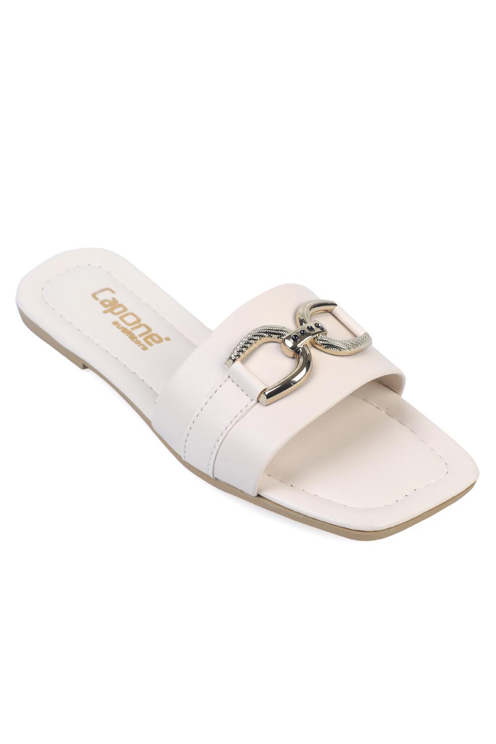 Capone Outfitters 820 Women Beige Sandal