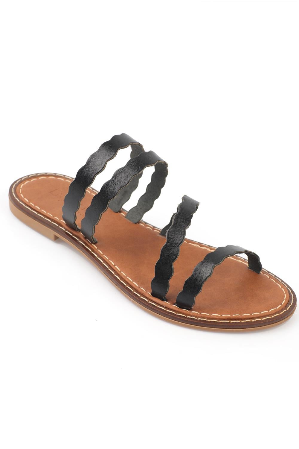 Capone Outfitters 849 Women Black Sandal