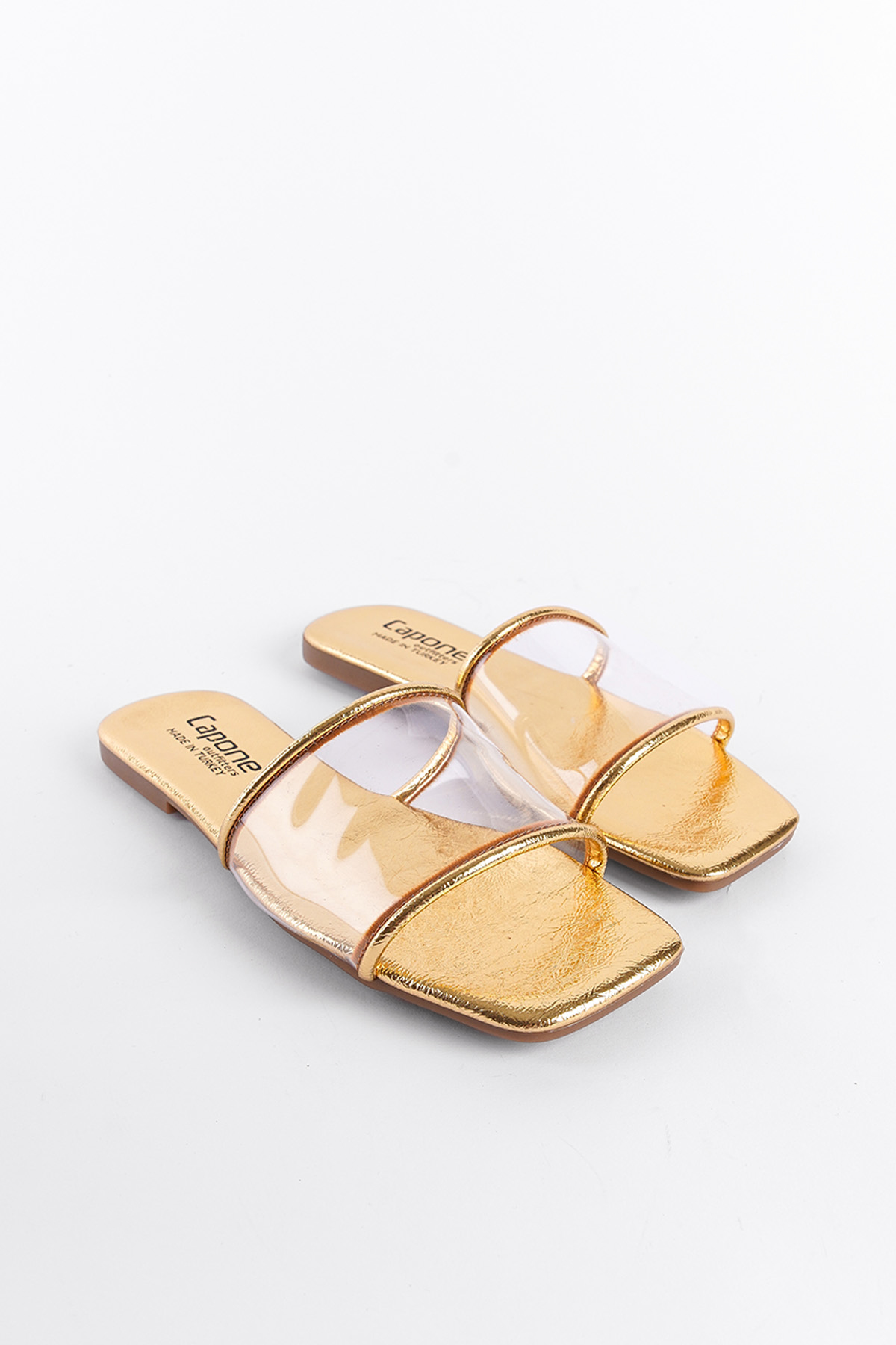 Capone Outfitters 8620 Women Gold Sandal