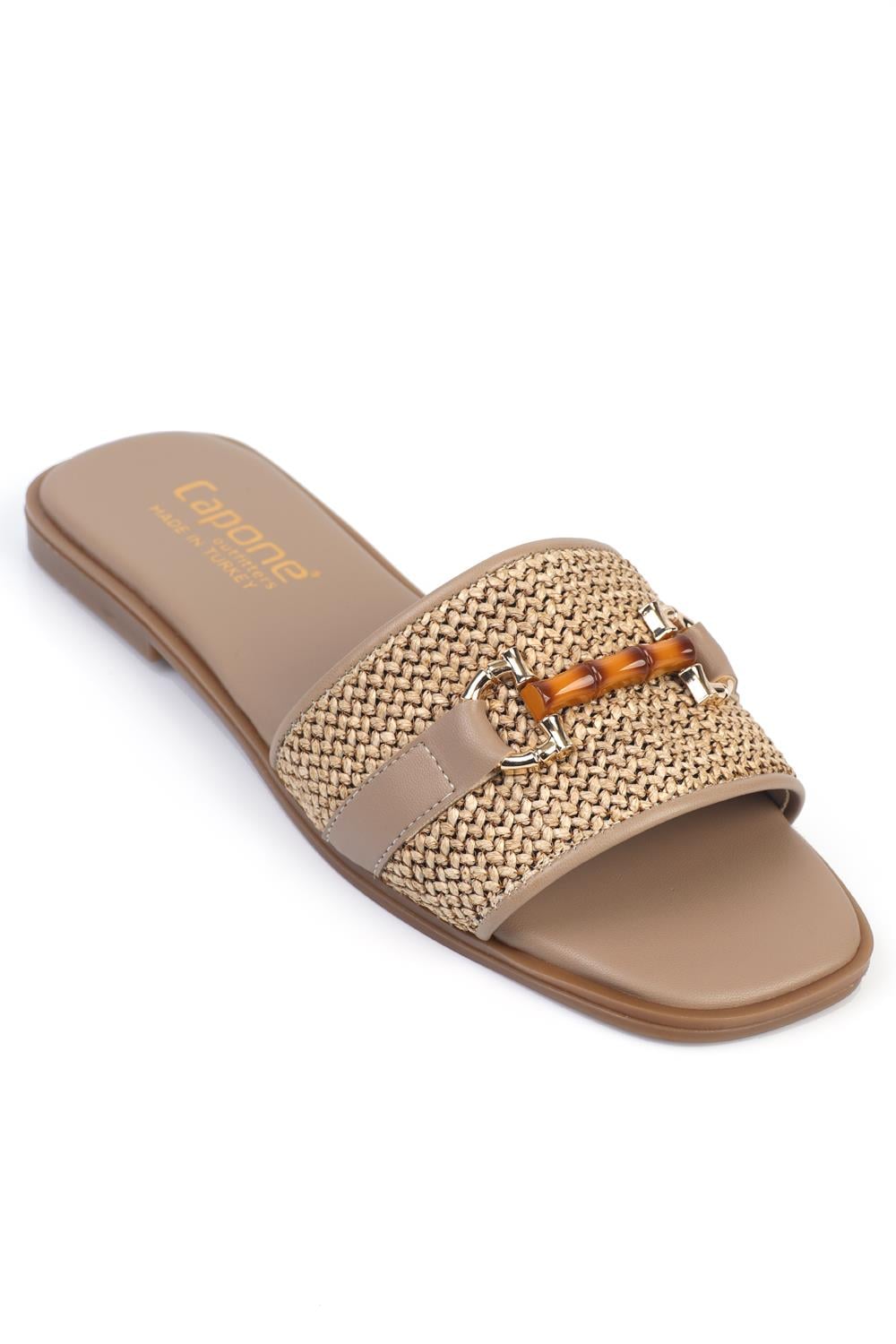 Capone Outfitters 8621 Women Mink Sandal