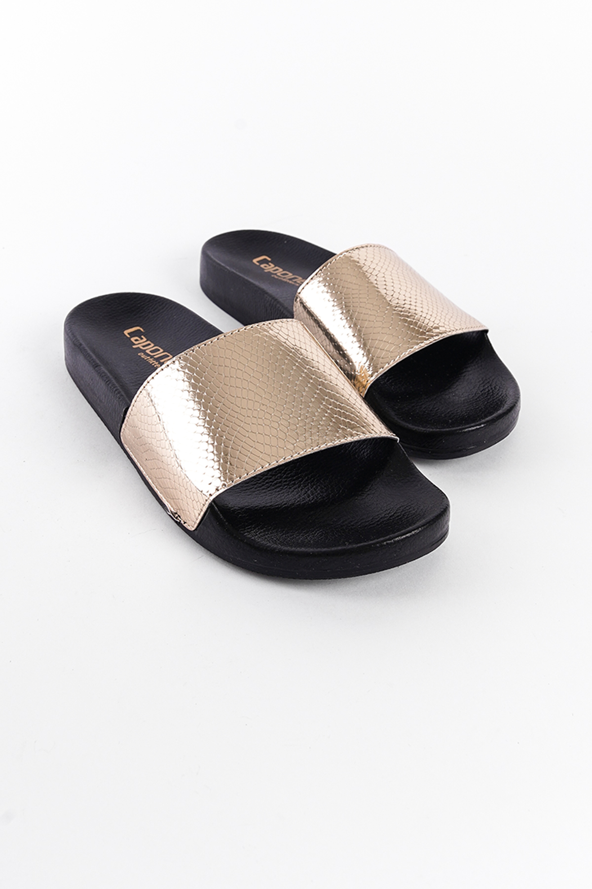 Capone Outfitters 901201 Women Gold Sandal