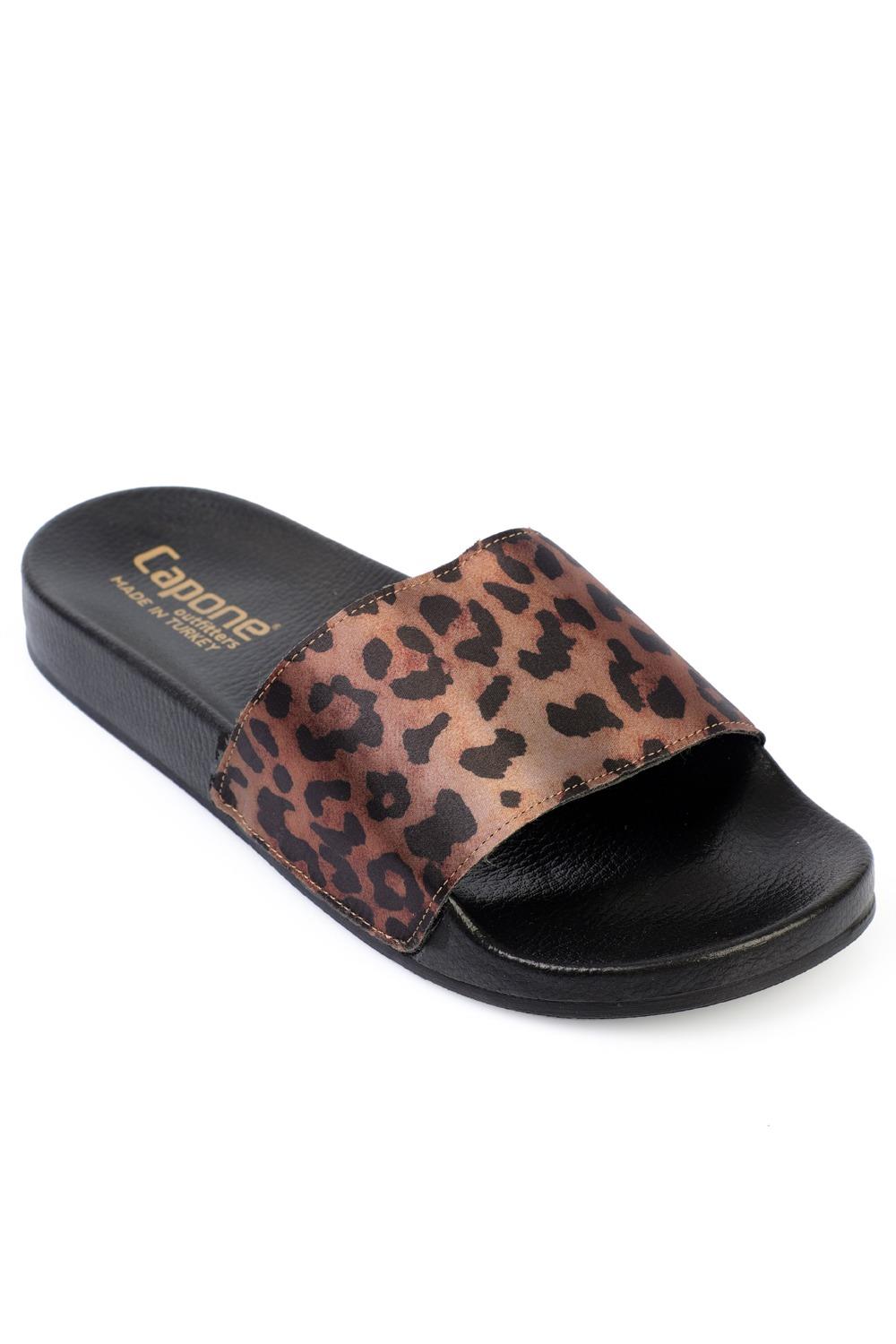 Capone Outfitters 901201 Women Leopard Sandal