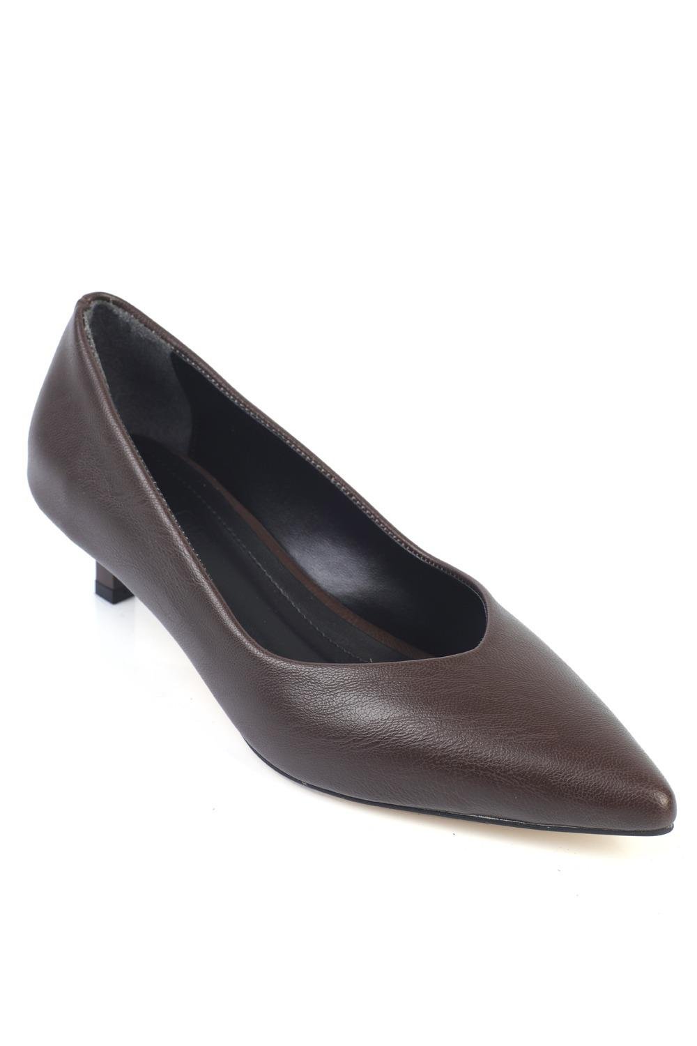 Capone Outfitters 903 Women Dark Brown Heeled