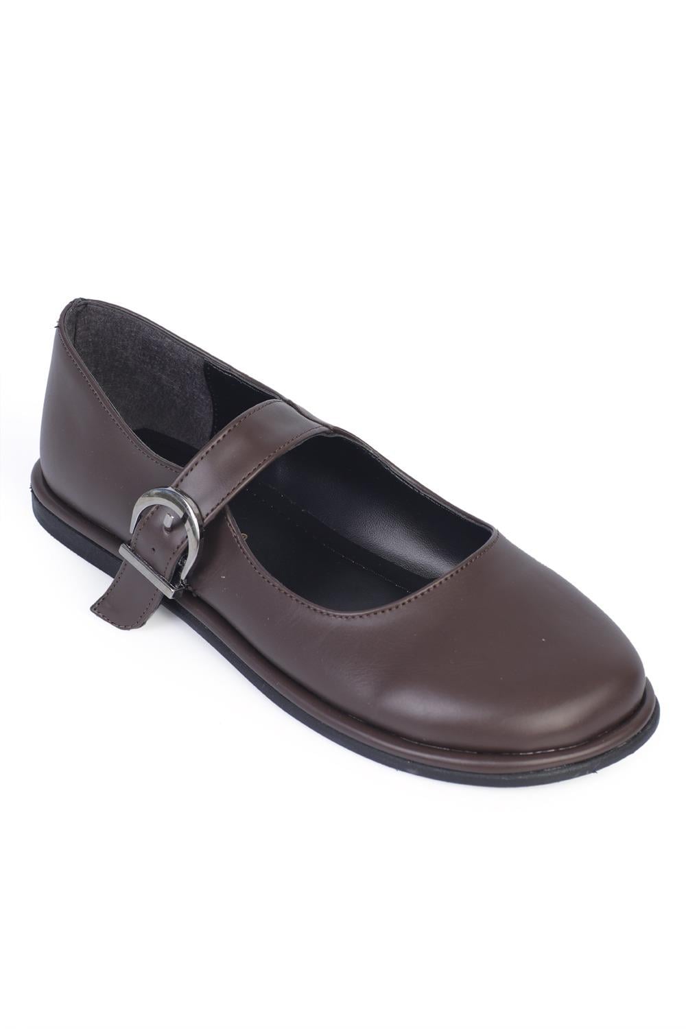 Capone Outfitters 9072 Women Dark Brown Loafer