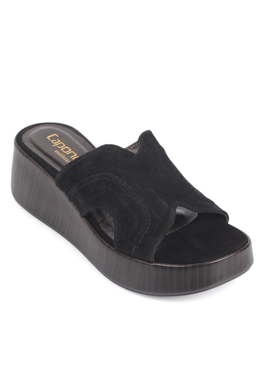 Capone Outfitters D102 Women Sued Black Sandal