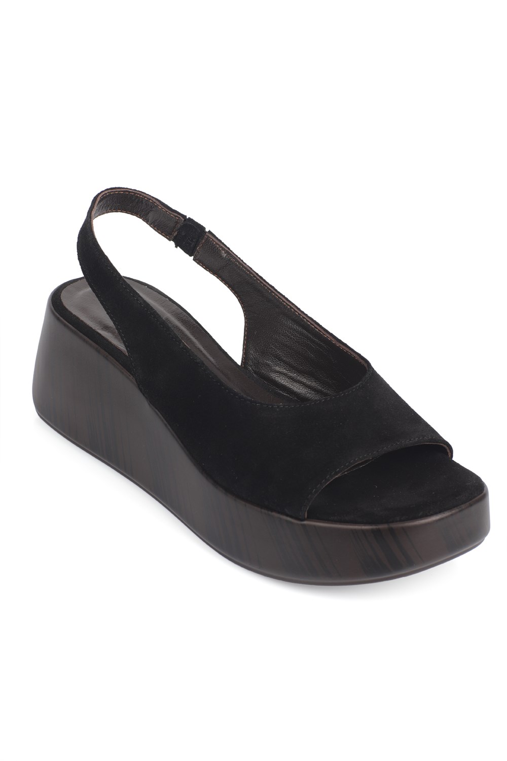Capone Outfitters D103 Women Sued Black Sandal