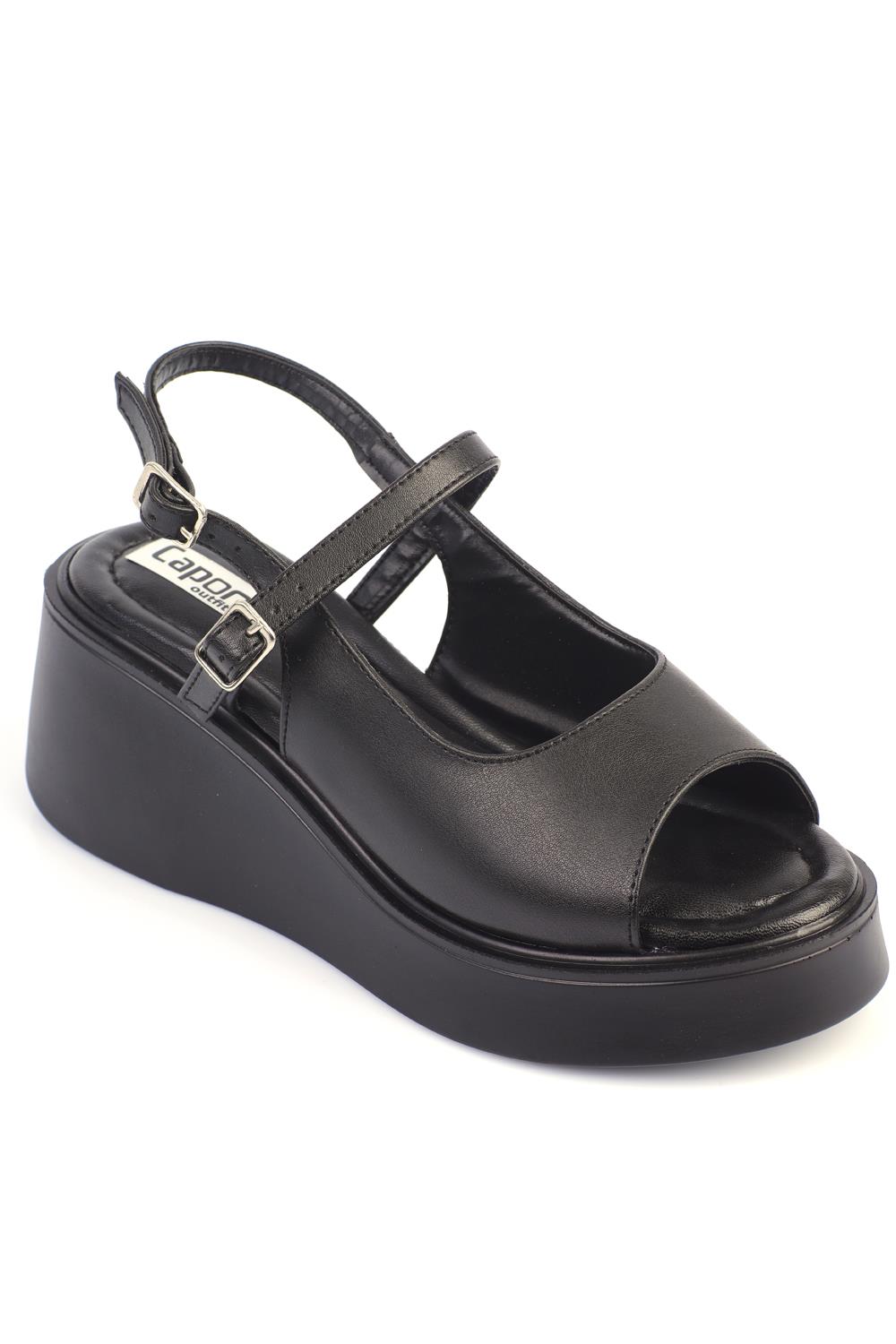 Capone Outfitters DL06 Women Black Sandal