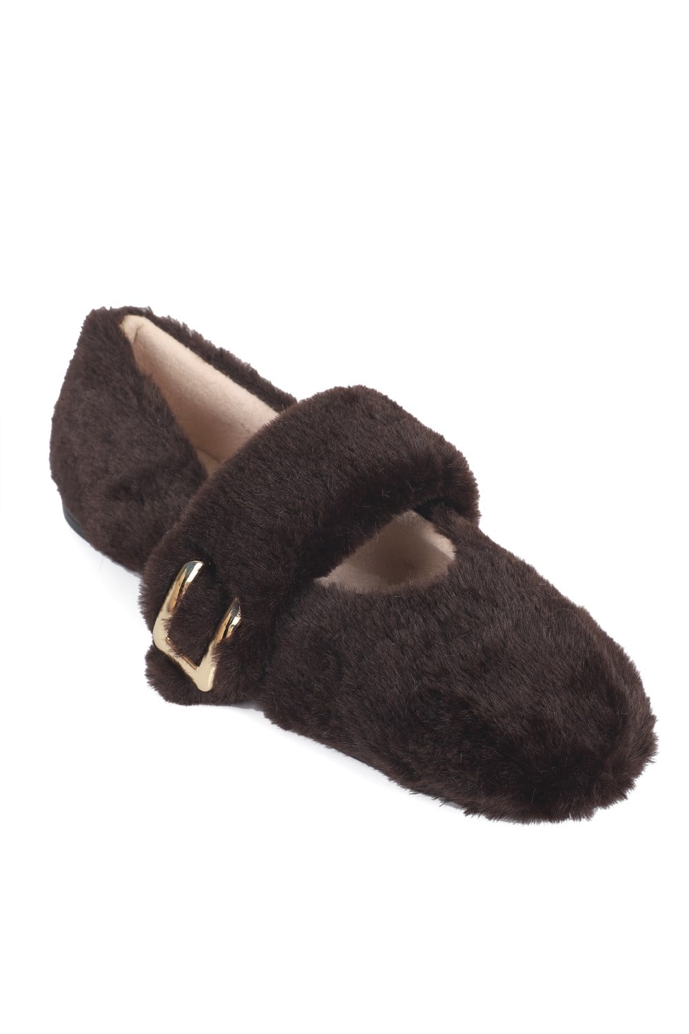 Capone Outfitters F601 Women Brown Ballerina