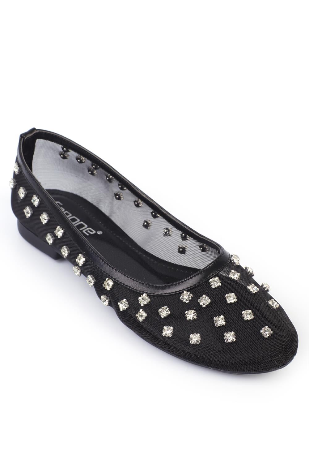 Capone Outfitters F789 Women Black Ballerina