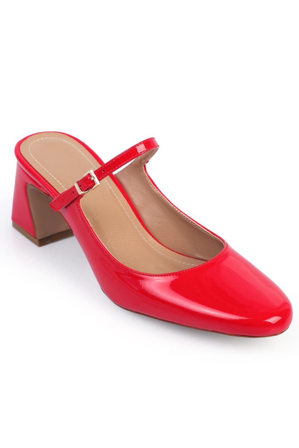Capone Outfitters F802 Women Patent Red Sandal
