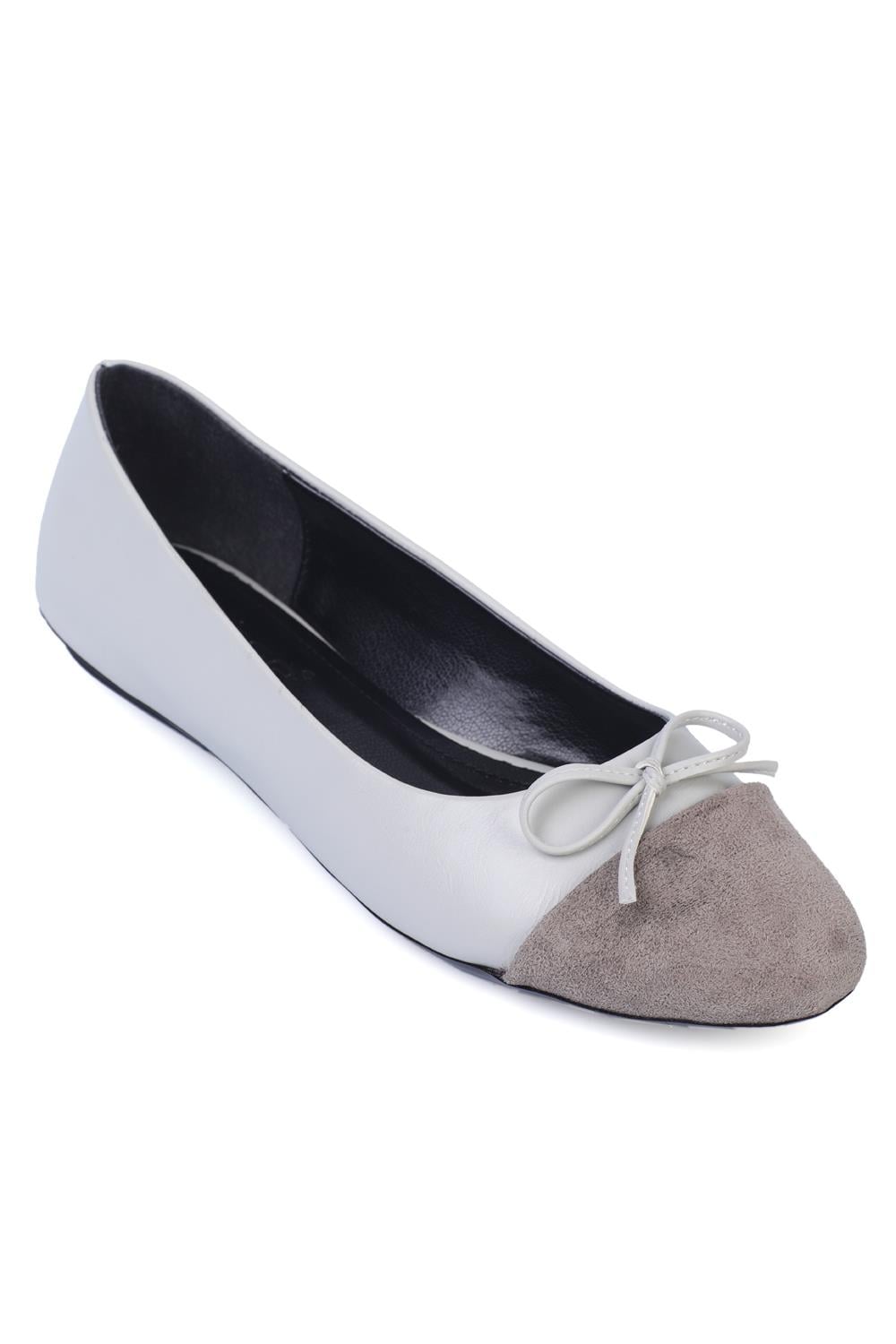 Capone Outfitters F86 Women Grey Ballerina