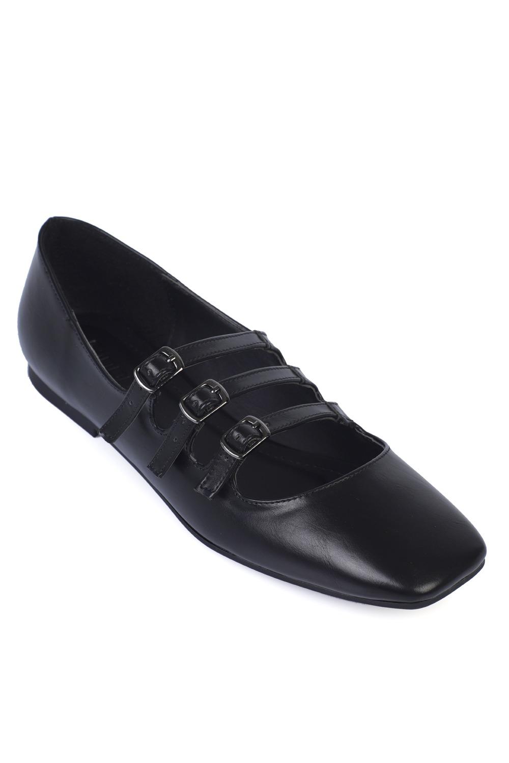 Capone Outfitters F91 Women Black Ballerina