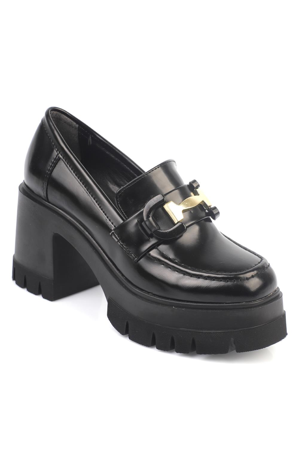 Capone Outfitters K514 Women Black Loafer