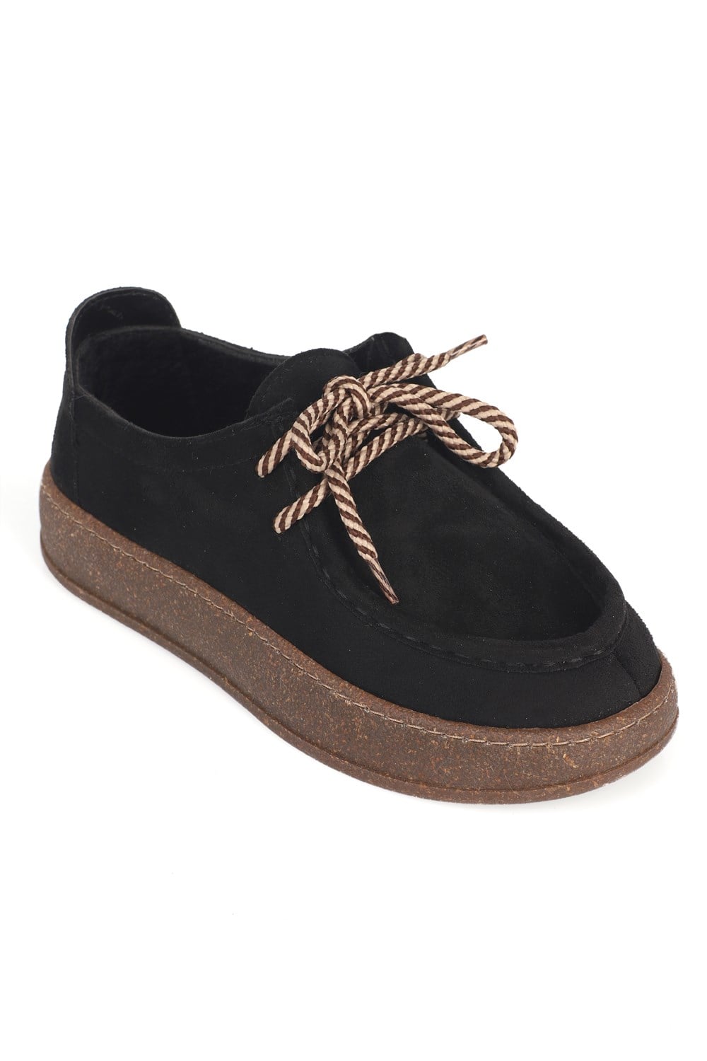 Capone Outfitters L206 Women Sued Black Loafer