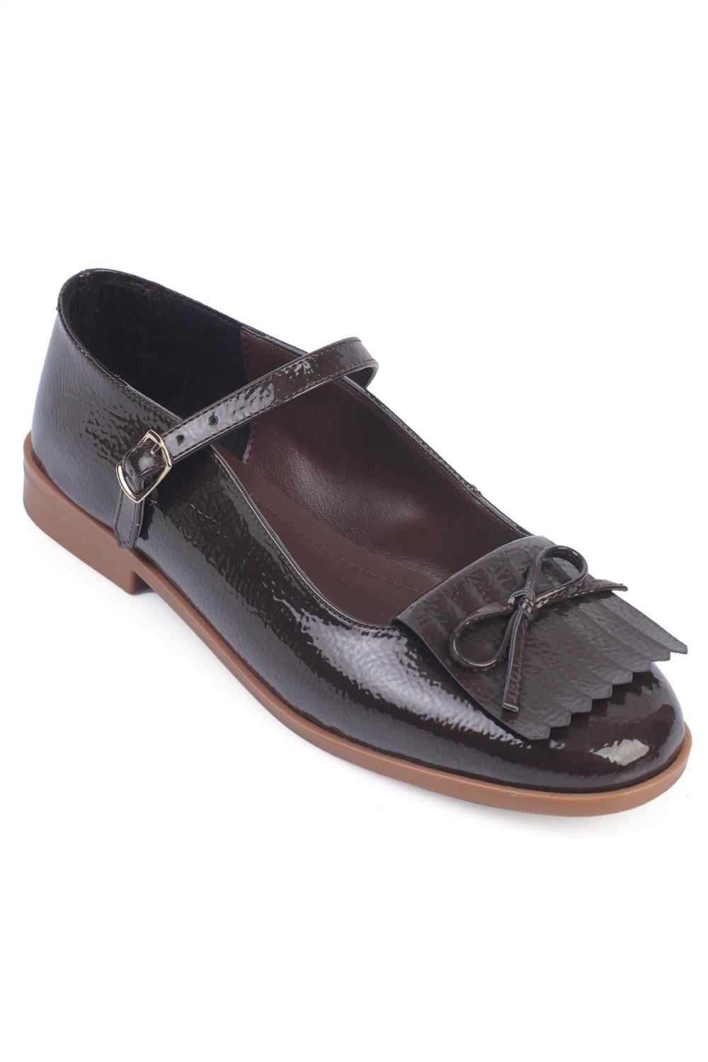 Capone Outfitters L42 Women Brown Ballerina