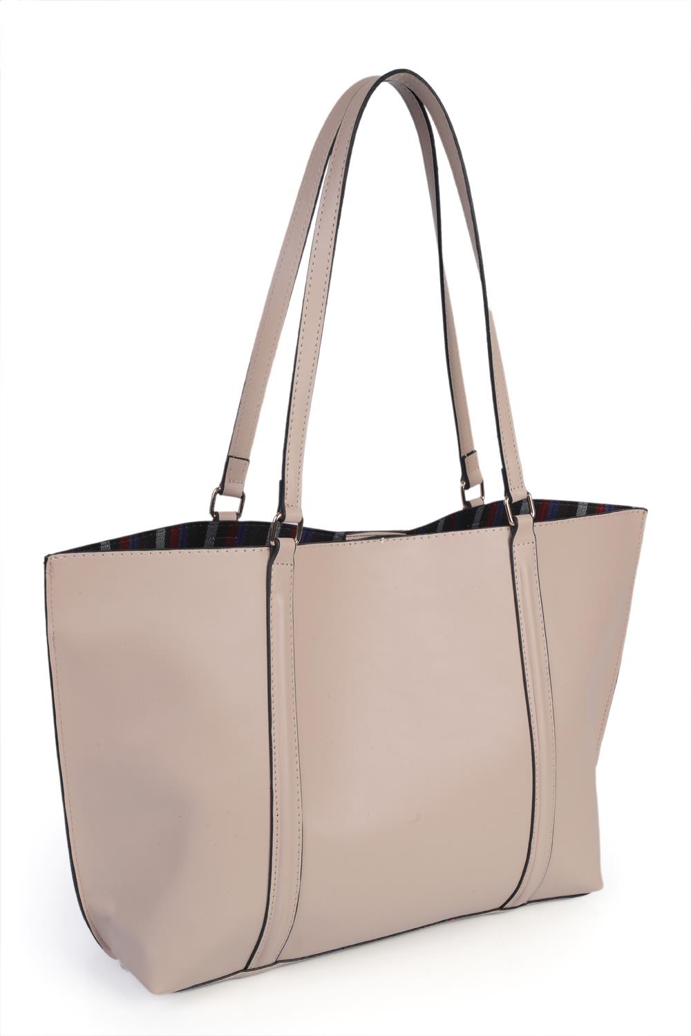 Capone Outfitters LOL01 Women Beige Shoulder Bag