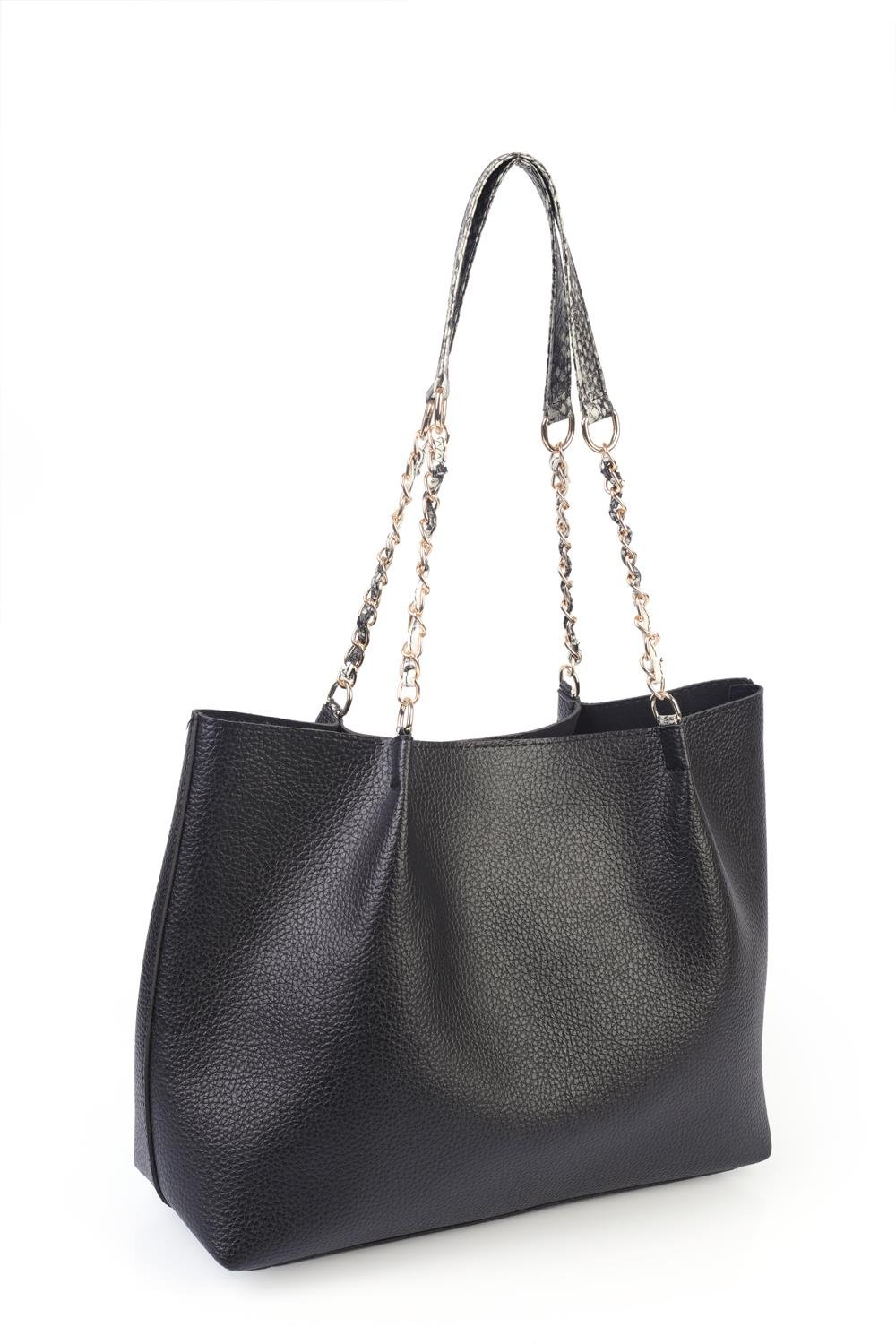 Capone Outfitters LR01 Women Black Shoulder Bag