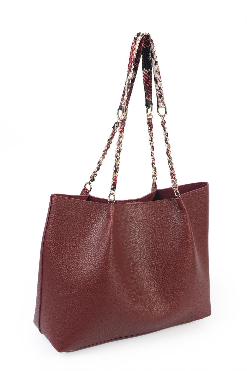Capone Outfitters LR01 Women Burgundy Shoulder Bag