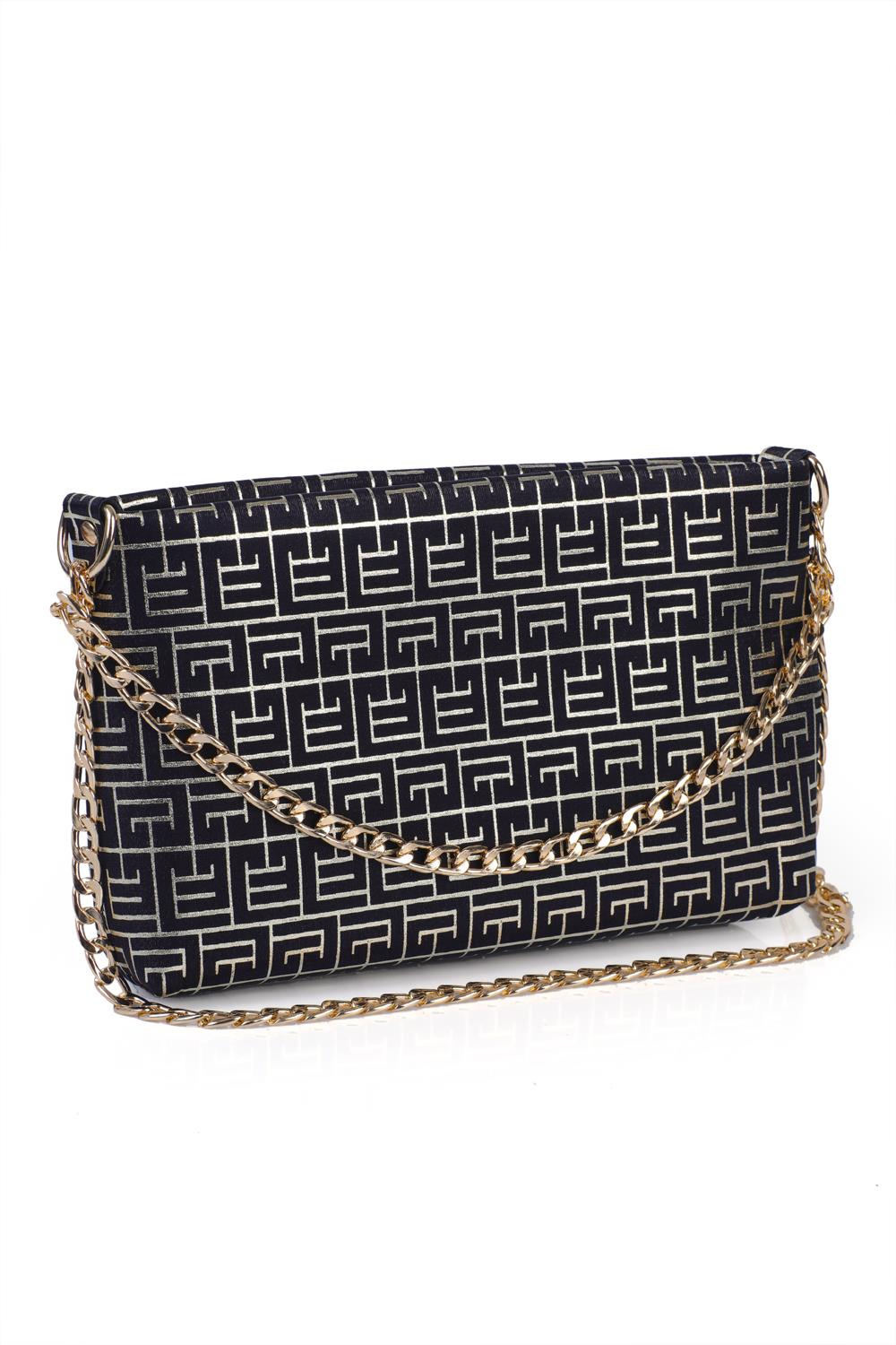 Capone Outfitters MAR01 Women Navy Blue Shoulder Bag