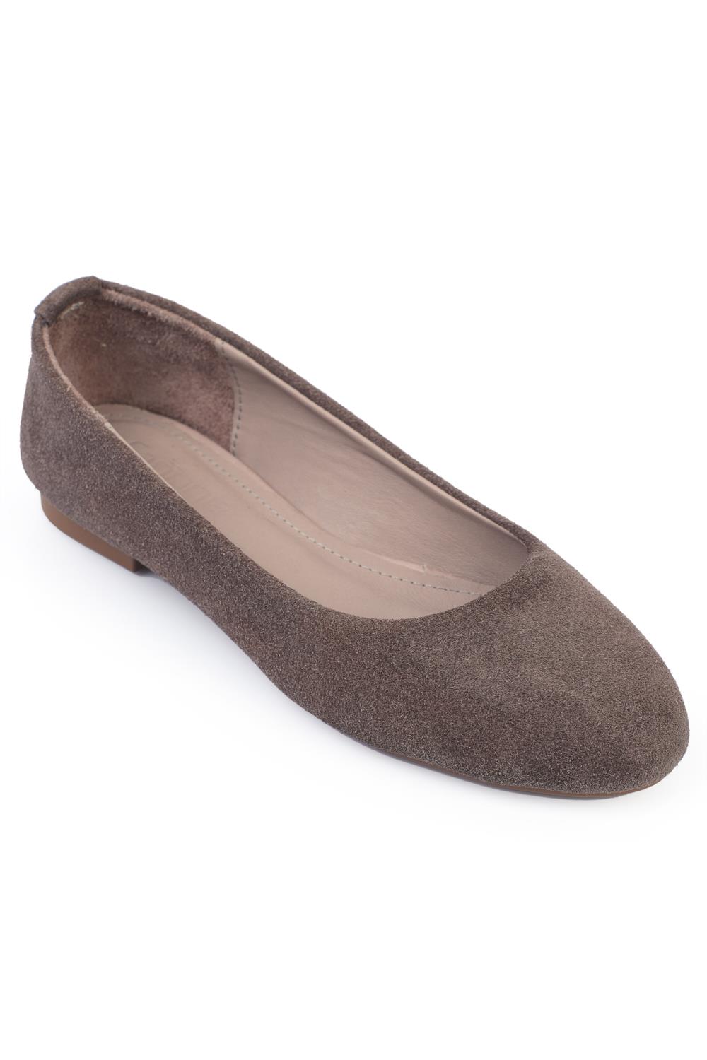 Capone Outfitters N94 Women Mink Ballerina