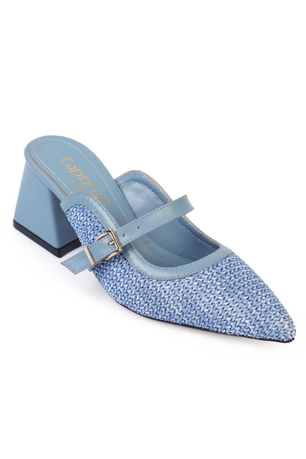 Capone Outfitters S740 Women Denim Blue Sandal
