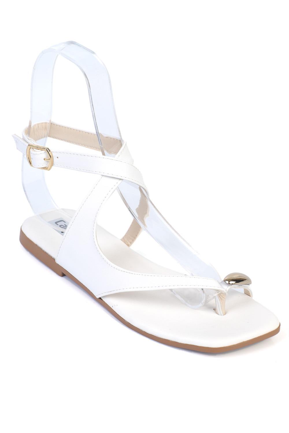 Capone Outfitters SH07 Women White Sandal