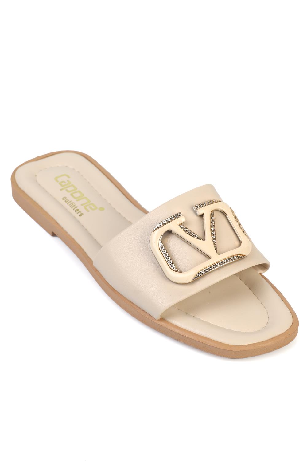 Capone Outfitters SH54 Women Beige Sandal